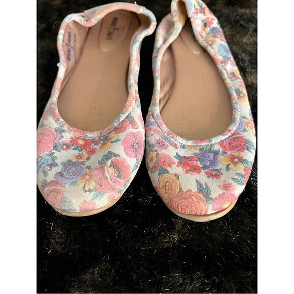 Minnetonka Anna Ballet Flats Shoes Multicolor Floral  Womens 7 - Picture 4 of 6